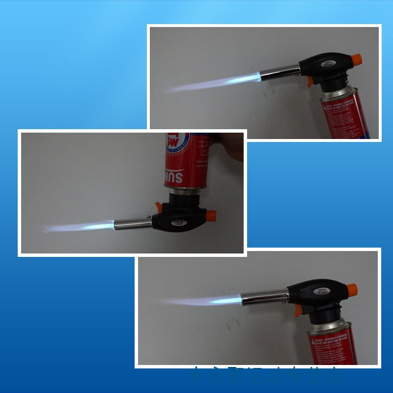 藍(lán)色無(wú)預(yù)熱915噴槍頭 便攜火焰槍的多功能戶外應(yīng)用解析